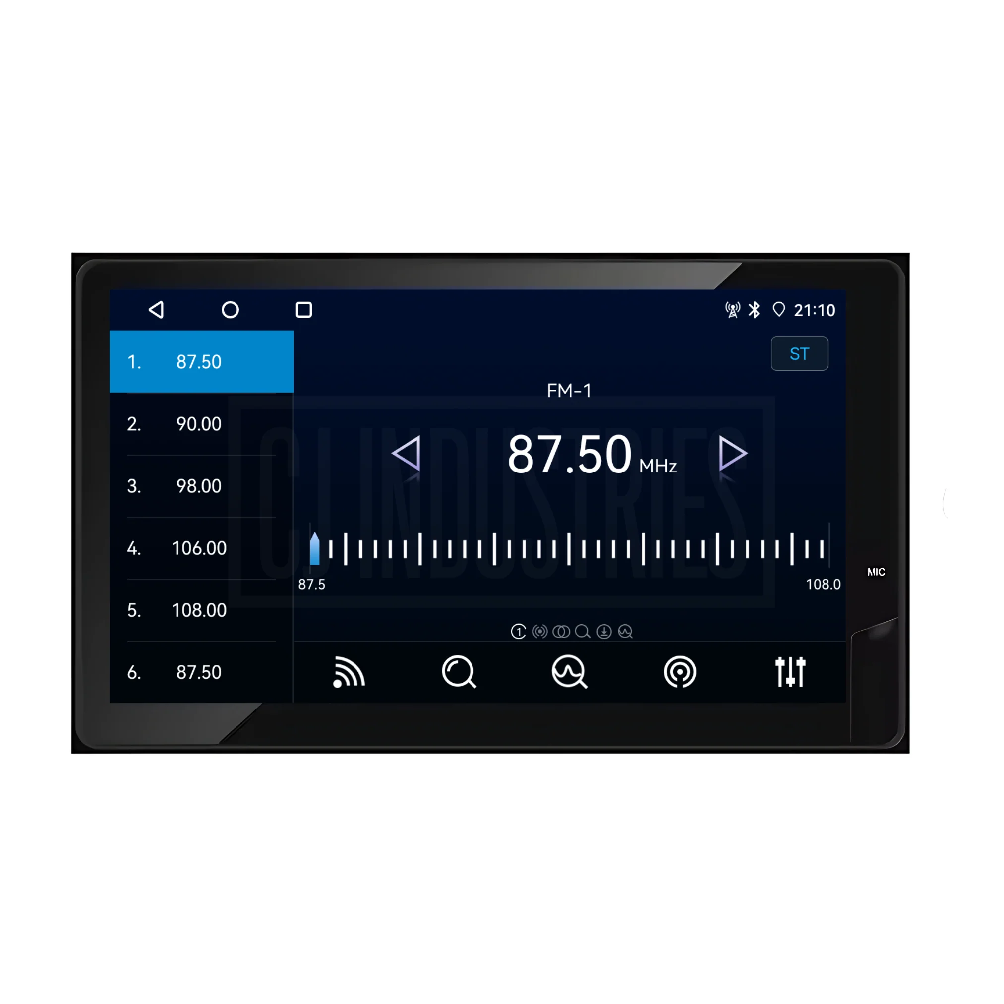 CJ INDUSTRIES Toyota Universal (Facelift) Plug & Play Touchscreen Head Unit Radio Kit with Wireless CarPlay and Android Auto - Image 7
