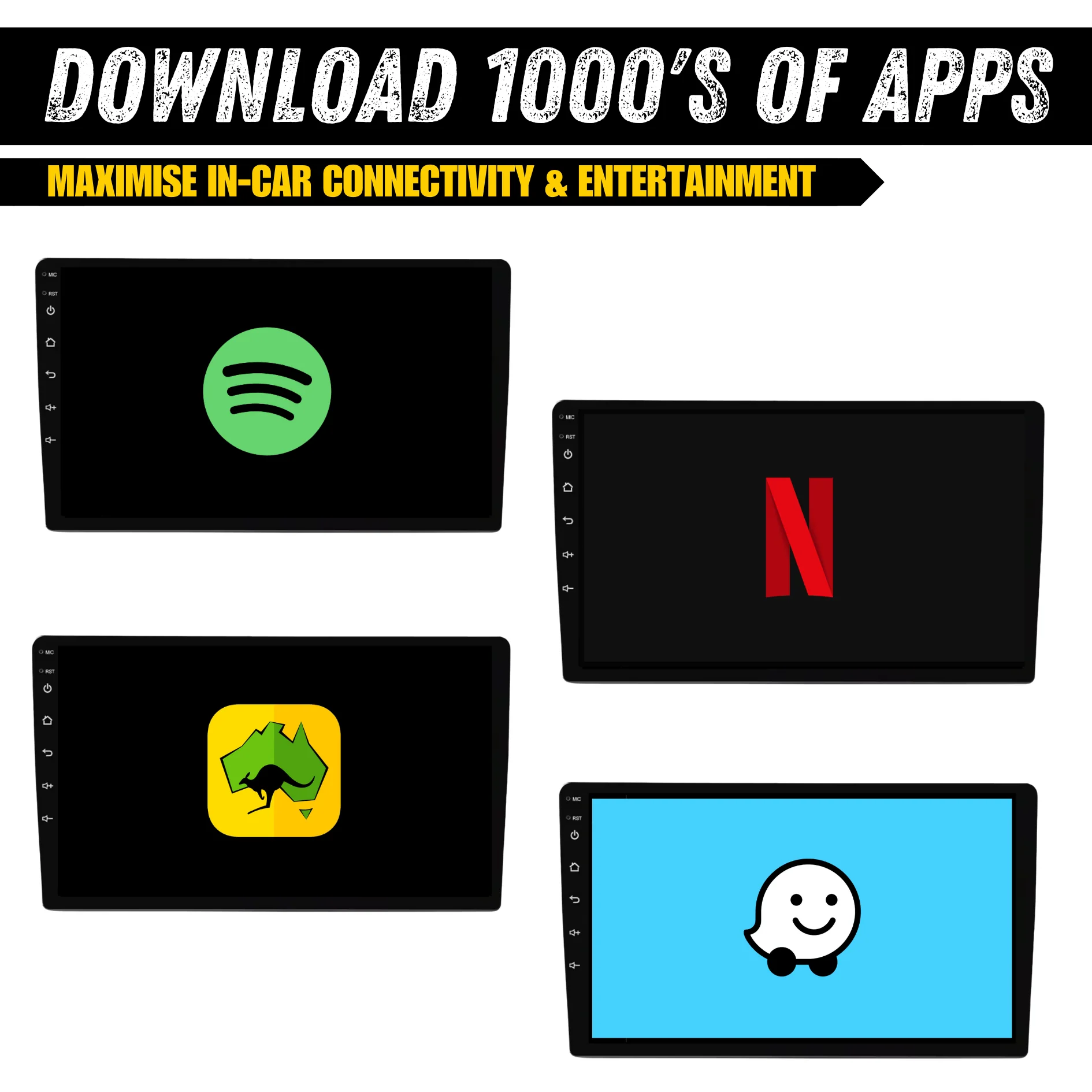 Ford Ranger/F250 (2011-2015) Plug & Play Head Unit Upgrade Kit: Car Radio with Wireless & Wired Apple CarPlay & Android Auto - Image 8