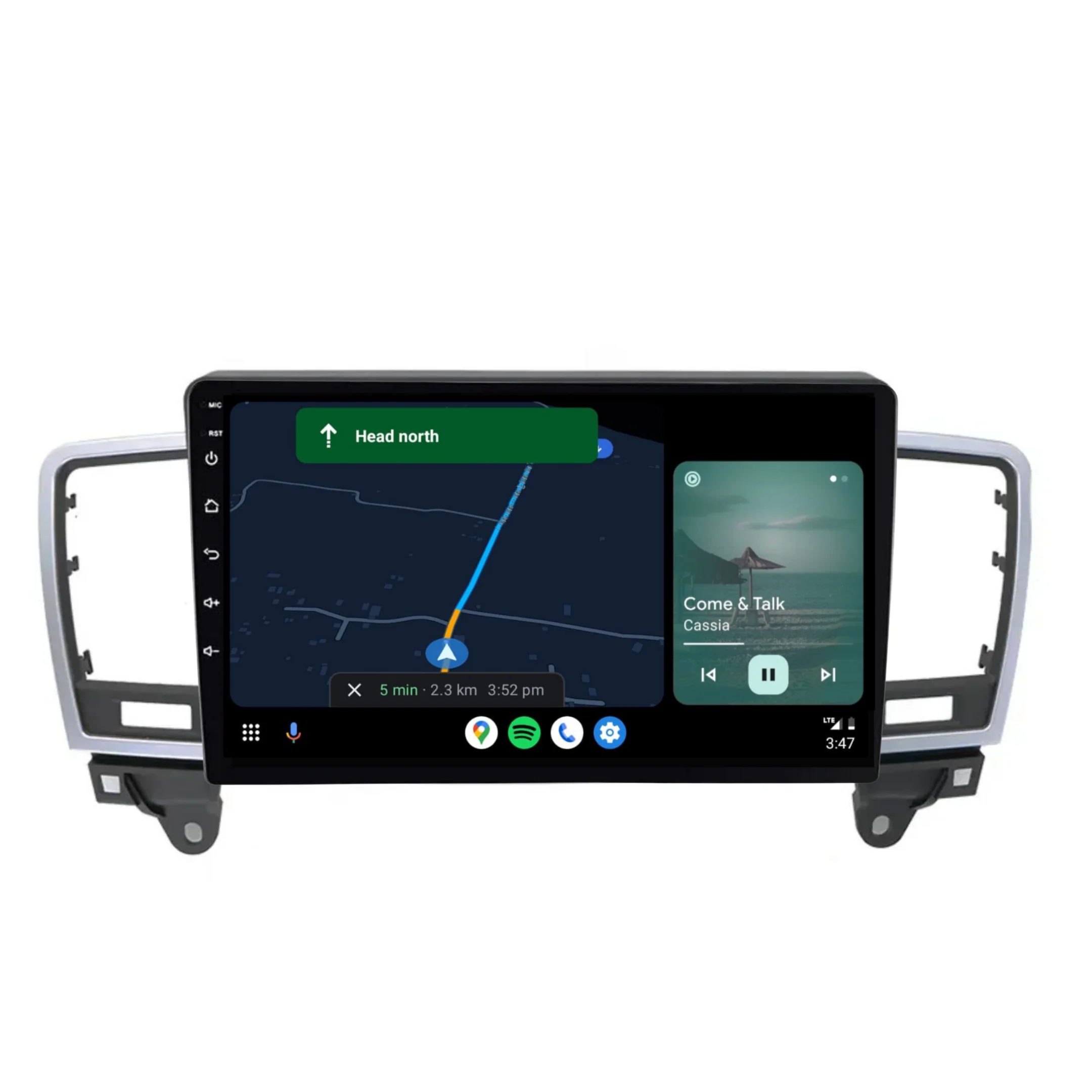 Mercedes Benz ML / W166 (2012-2015) Plug & Play Head Unit Upgrade Kit: Car Radio with Wireless & Wired Apple CarPlay & Android Auto - Image 4