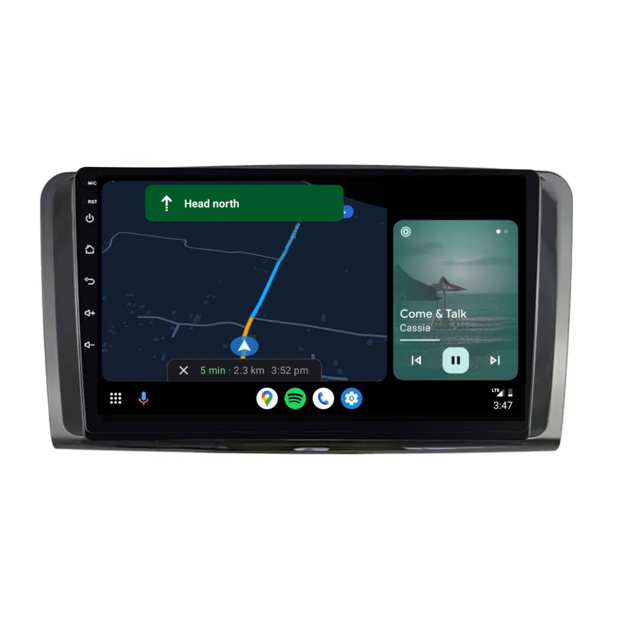 Mercedes Benz R Series / R300 / R350 (2004-2011) Plug & Play Head Unit Upgrade Kit: Car Radio with Wireless & Wired Apple CarPlay & Android Auto - Image 4