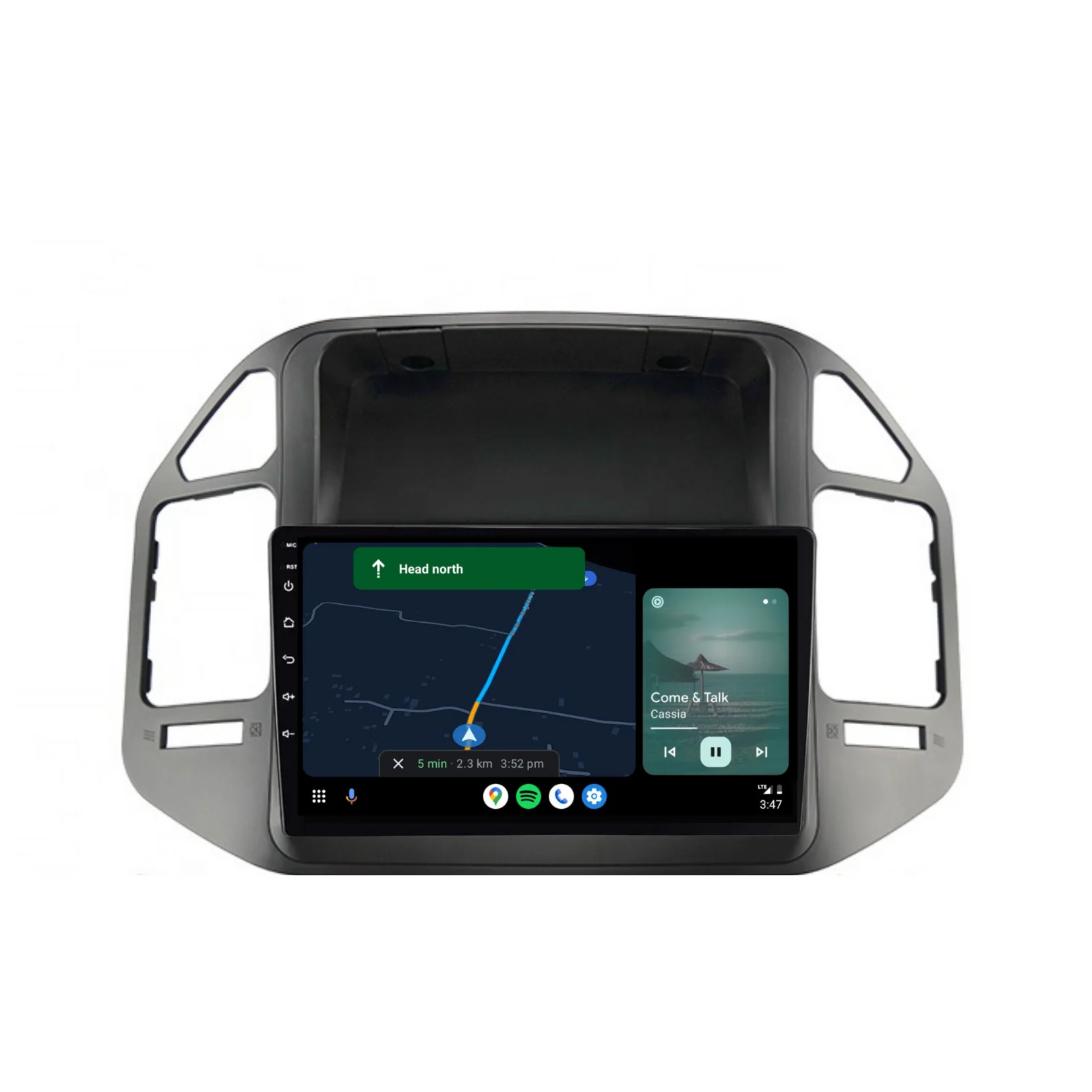 Mitsubishi Pajero V73 (2000-2006) Plug & Play Head Unit Upgrade Kit: Car Radio with Wireless & Wired Apple CarPlay & Android Auto - Image 4