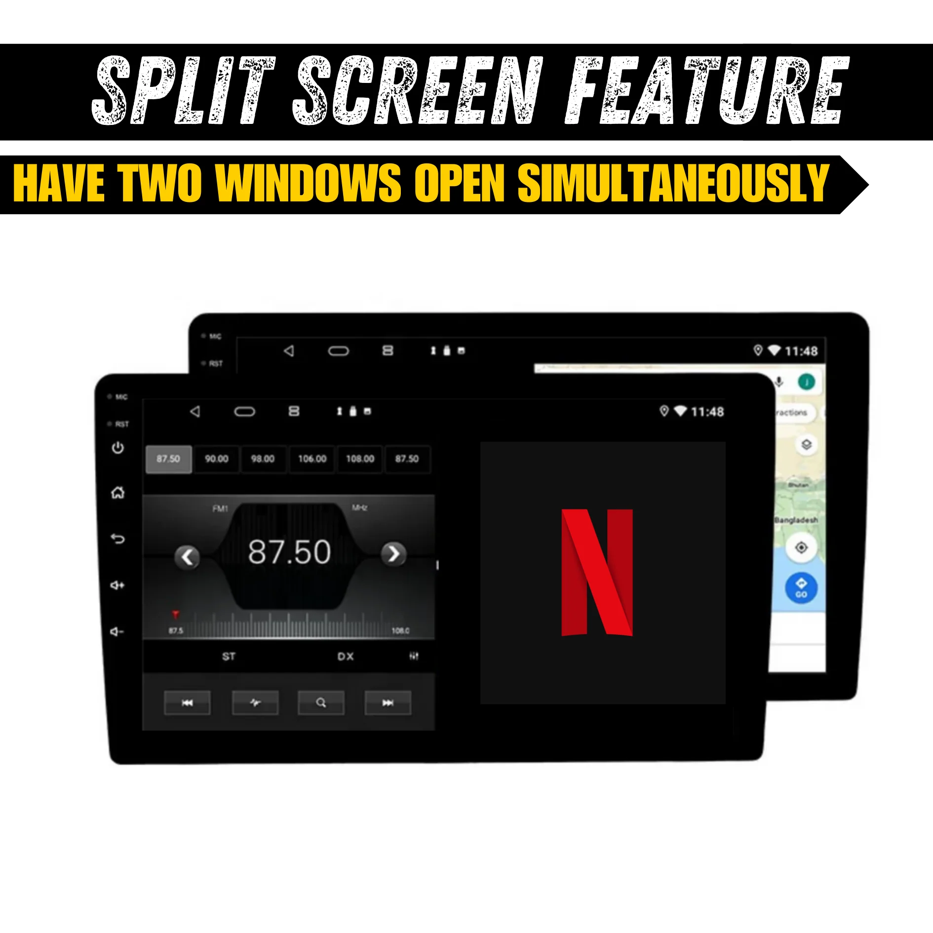 Nissan Navara / NP300 (2015-2022) Plug & Play Head Unit Upgrade Kit: Car Radio with Wireless & Wired Apple CarPlay & Android Auto - Image 8