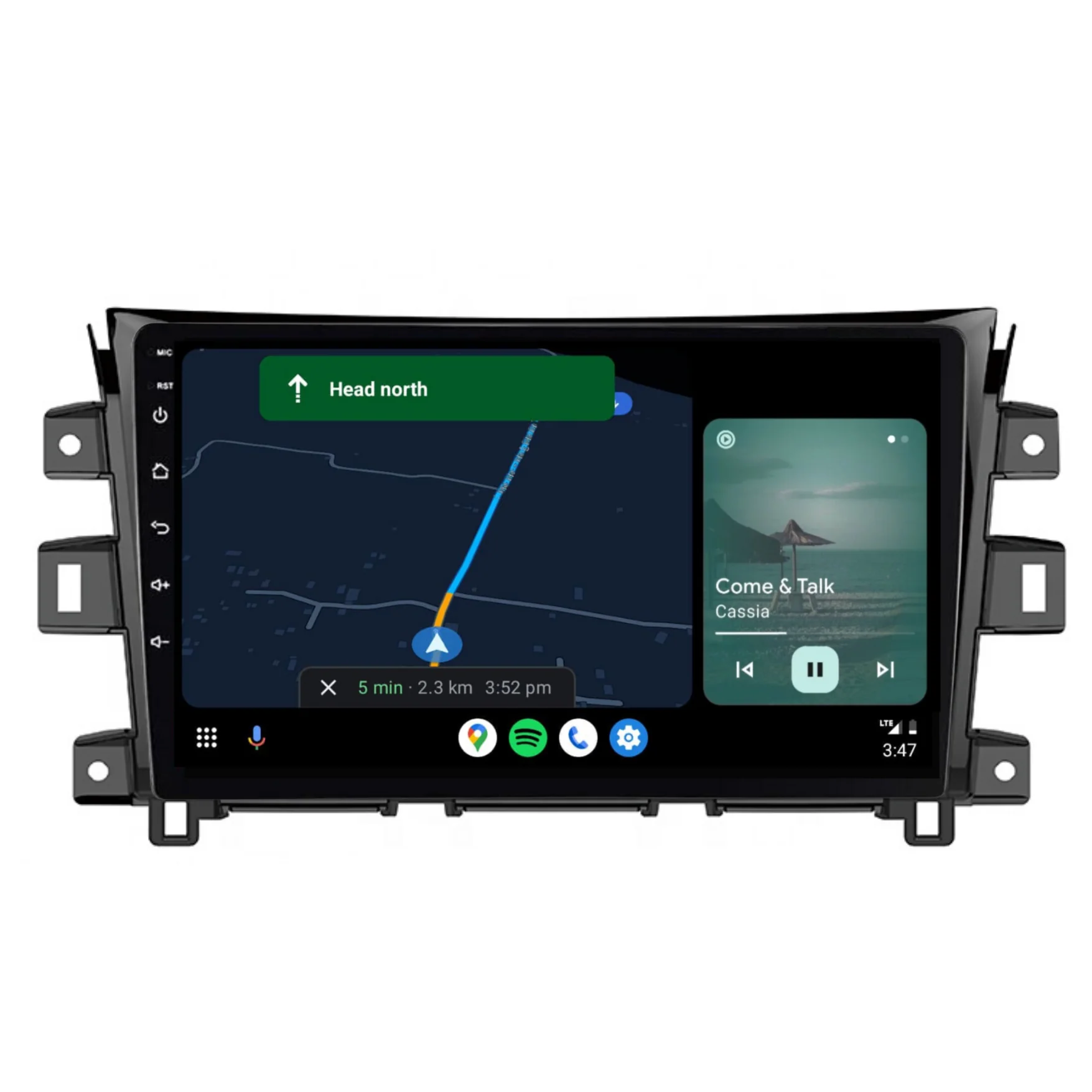 Nissan Navara / NP300 (2015-2022) Plug & Play Head Unit Upgrade Kit: Car Radio with Wireless & Wired Apple CarPlay & Android Auto - Image 4