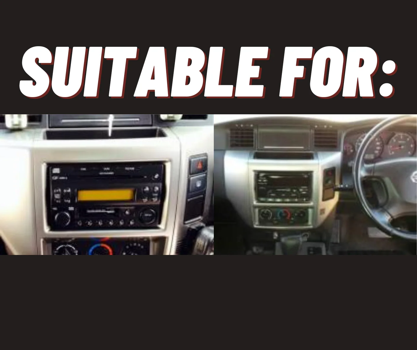 Nissan Patrol Black (2004-2015) Plug & Play Head Unit Upgrade Kit: Car Radio with Wireless & Wired Apple CarPlay & Android Auto - Image 7