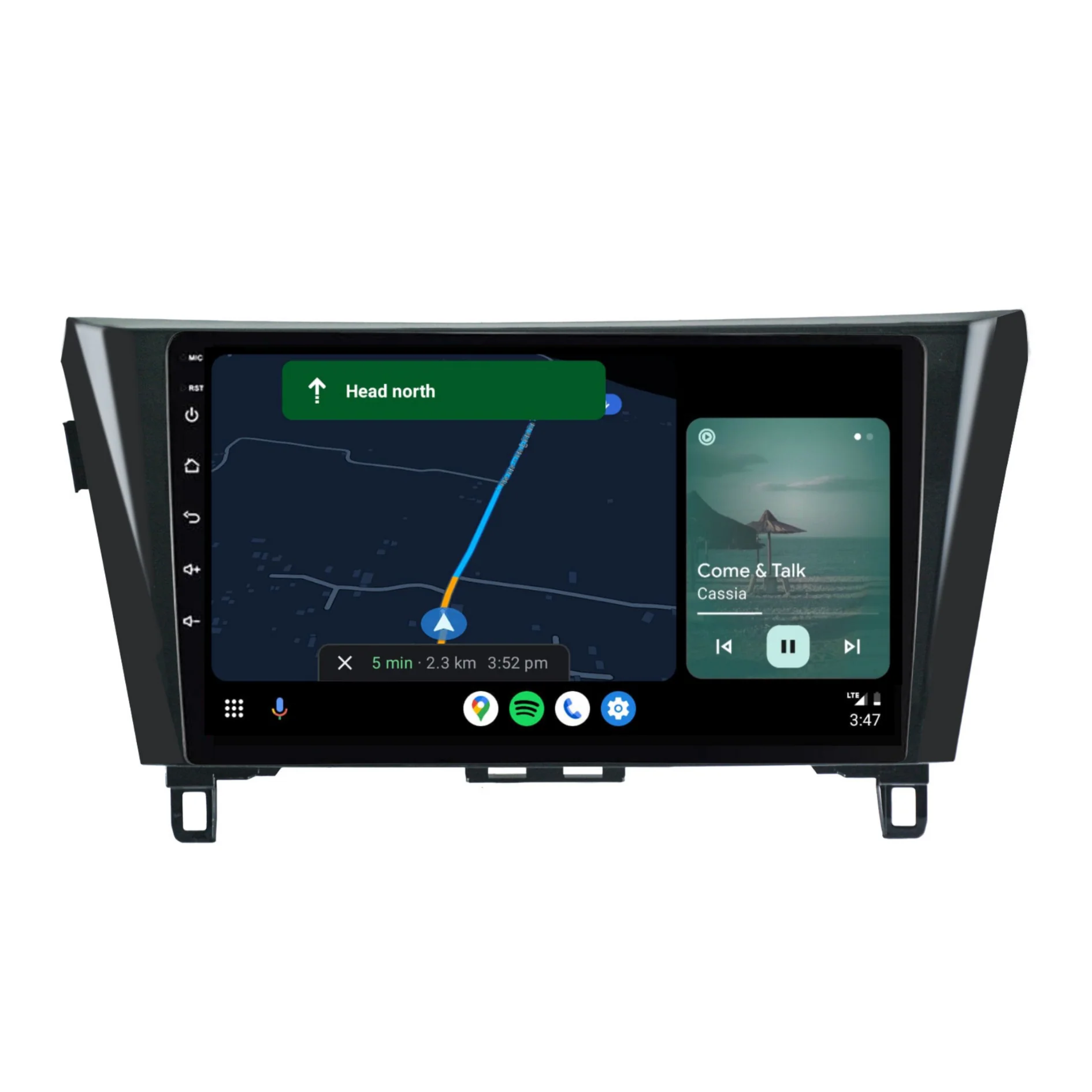Nissan Qashqai / X-TRAIL (2014-2021) Plug & Play Head Unit Upgrade Kit: Car Radio with Wireless & Wired Apple CarPlay & Android Auto - Image 4