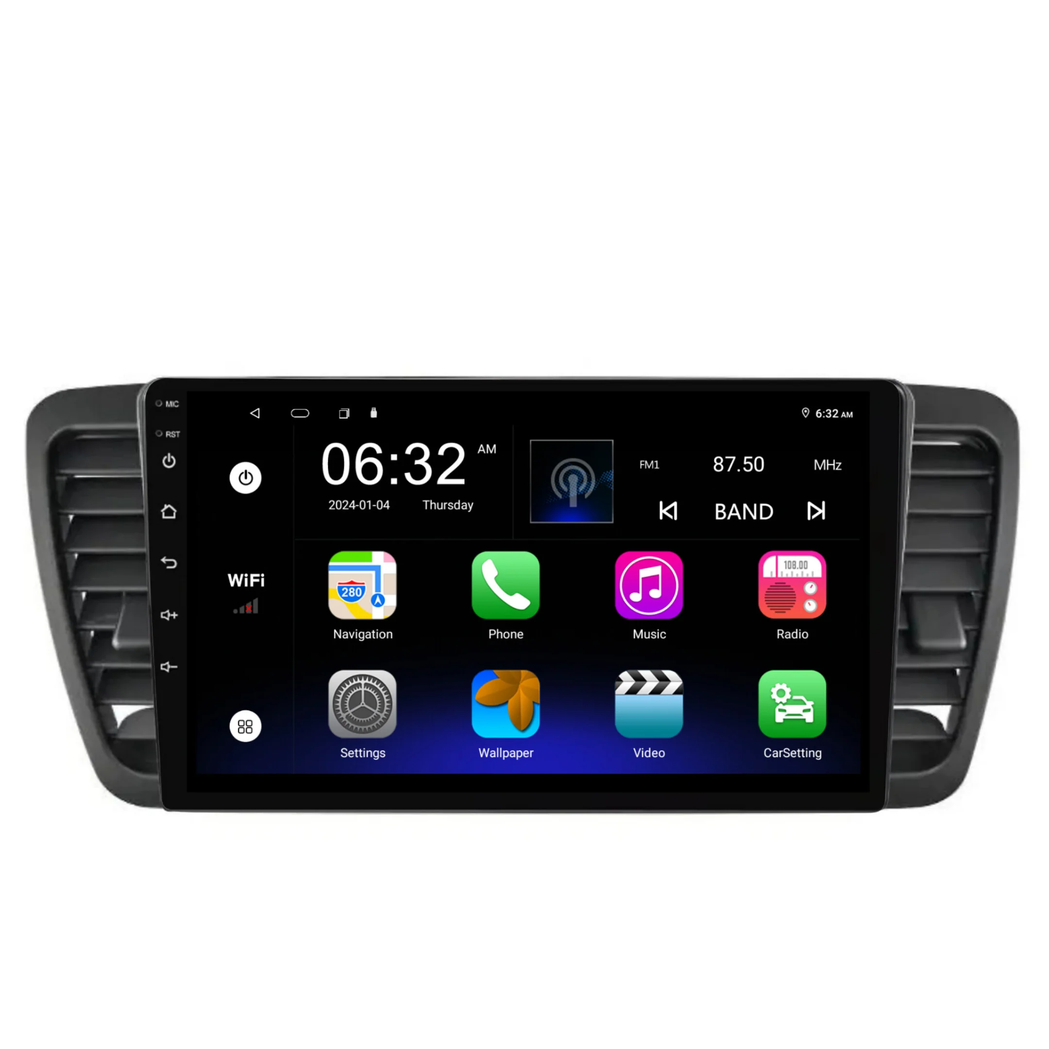 Subaru Outback/Legacy (2003-2009) Plug & Play Head Unit Upgrade Kit: Car Radio with Wireless & Wired Apple CarPlay & Android Auto - Image 6