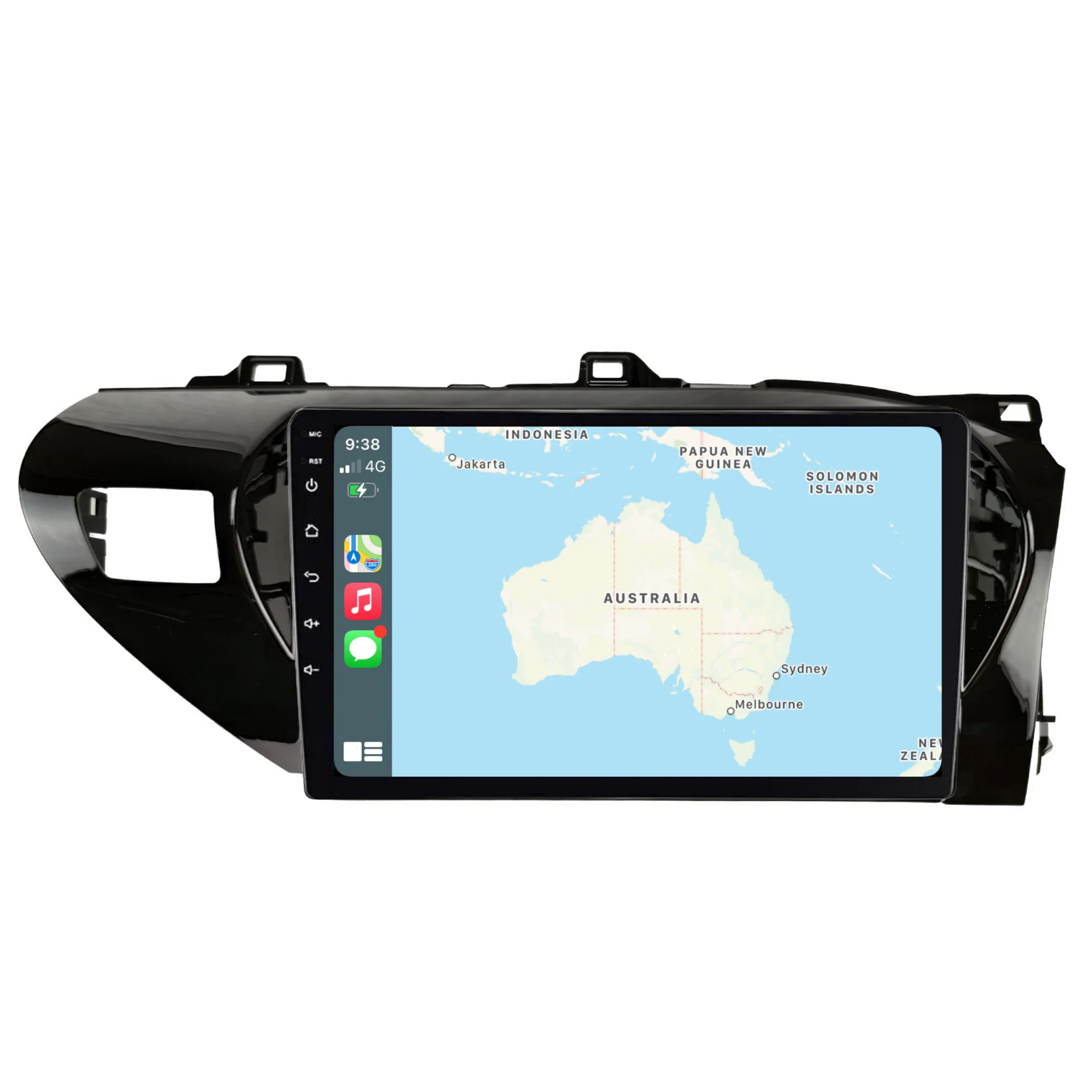 Toyota Hilux N80 / SR5 (2014-2022) Plug & Play Head Unit Upgrade Kit: Car Radio with Wireless & Wired Apple CarPlay & Android Auto - Image 3